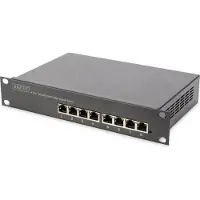 Digitus DN-95331 Commutateur 10" Gigabit Ethernet PoE+, 8 ports