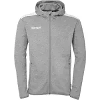 Kempa Veste de survêtement 'Emotion 27' gris chiné / blanc