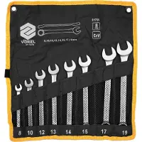 TRIZERATOP Jeu de clés mixtes 8-19 mm, 8 pièces