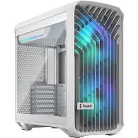 Fractal Design Torrent Compact, PC, Blanc, ATX, EATX, micro ATX, Mini-ITX, SSI CEB, Acier, Verre trempé, Multi, Ventilateur de poche