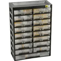 Allit 458100 Magasin pour petites pièces VarioPlus Basic 47, 29 compartiments