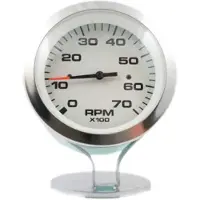 Veethree Lido Pro 7000rpm Tachometer Argenté 86 mm