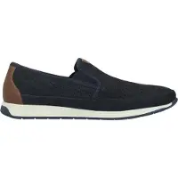 Rieker Chaussures à lacets perforées pour homme , élastique 11955, taille : 41 EU, couleur : bleu