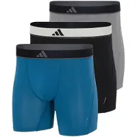 Adidas Boxers ' Active Micro Flex ' bleu / gris clair / noir