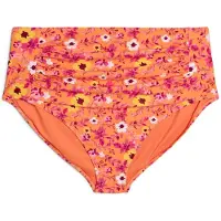 Swim By Zizzi Bas de bikini marron / jaune / orange / rose / blanc