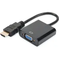Digitus DA-70461 câble vidéo et adaptateur VGA (D-Sub) Noir