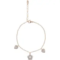 NAEMI Bracelet or rose / transparent