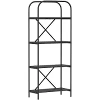 vidaXL Étagère Chêne noir 60 x 30 x 146 cm Bois d'ingénierie