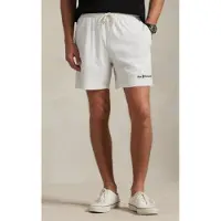 Ralph Lauren pour homme. 710P07272003 Traveler 14,5 cm Bermuda blanc (S), Beachwear, Polister recyclé