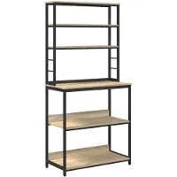 vidaXL Étagère de cuisine Chêne Sonoma 80 x 40 x 168 cm Matériau dérivé du bois