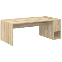 vidaXL Table basse en chêne Sonoma 101,5 x 50 x 37 cm Matériau dérivé du bois