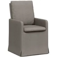 vidaXL : 2 chaises de salle à manger, tissu beige, 57 x 67 x 98 cm