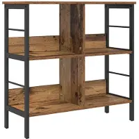 vidaXL Étagère Bois Ancien 82 x 32 x 79 cm Bois d'ingénierie