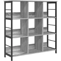vidaXL Étagère Gris Sonoma 102 x 32 x 104,5 cm Bois d'ingénierie
