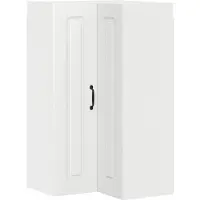 vidaXL Façade de lave-vaisselle Kalmar, blanche, 57 x 57 x 100 cm, aggloméré