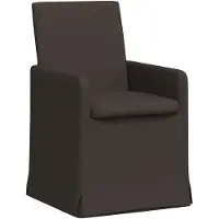 vidaXL Chaise de salle à manger 2 pcs Gris foncé 57 x 67 x 95 cm Toile