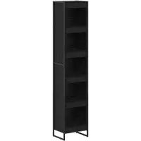 vidaXL Bibliothèque Chêne noir 80 x 30 x 155 cm Bois d'ingénierie