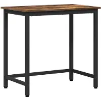 vidaXL Table en chêne fumé 100 x 50 x 76,5 cm