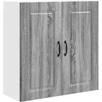 vidaXL Façade de lave-vaisselle Kalmar, gris Sonoma, 80 x 31 x 80 cm