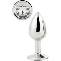 Dream Toys Gleaming Love - plug anal (argent)