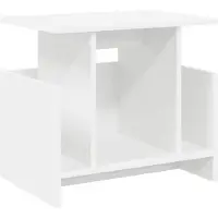 vidaXL Support TV blanc 50 x 35 x 45 cm Bois composite