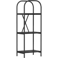vidaXL Étagère Chêne noir 40 x 30 x 109 cm Bois d'ingénierie