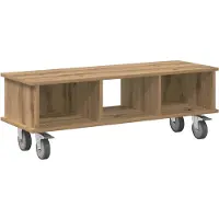 vidaXL Support TV 100 x 35 x 35 cm, bois imitation chêne artisanal