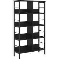 vidaXL Étagère Chêne noir 82 x 32 x 144,5 cm Bois d'ingénierie