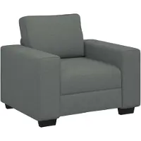 vidaXL Fauteuil gris foncé 100x77x82 cm Tissu