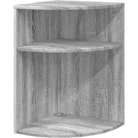 vidaXL Table D'appoint Gris Sonoma 39,7 X 39,7 X 60 Cm
