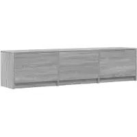 vidaXL : Meubles TV en bois imitation chêne Sonoma gris