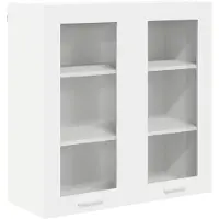 vidaXL Armoire suspendue Riga Blanc 80 x 31 x 80 cm Bois d'ingénierie