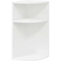 vidaXL Table d'appoint Blanc 29,6 x 29,6 x 60 cm Bois d'ingénierie
