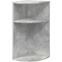 vidaXL Table d'appoint Gris béton 29,6 x 29,6 x 60 cm