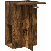 vidaXL Table d'appoint Chêne fumé 35 x 40 x 55 cm Bois d'ingénierie