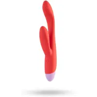 Dream Toys Love Signal Double Beat vibromasseur muni d’un stimulateur clitoridien 19 cm