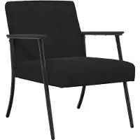 vidaXL fauteuil Noir 59 x 75 x 78 cm Velours