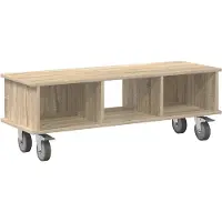 vidaXL Meuble TV Chêne Sonoma 100 x 35 x 35 cm Bois d'ingénierie