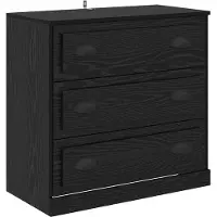 vidaXL Sideboard noir imitation chêne 70 x 35,5 x 67,5 cm