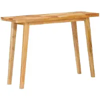 vidaXL Table de salle à manger Nature 100 x 35 x 75 cm Bois massif Mango