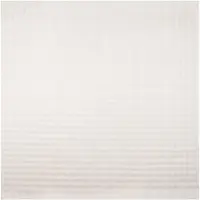 vidaXL Tapis carré SIROLO Crème 200 x 200 cm
