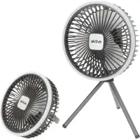 Aktive Actif Multifonction Ø Ventilateur portable Usb 17 cm Argent One Size / EU Plug 220V Argent One Size