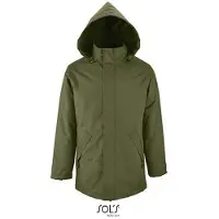 Sol Parka Unisexe ? Doublure Matelass?e Robyn Forest Green - Sol's 02109 - Taille S