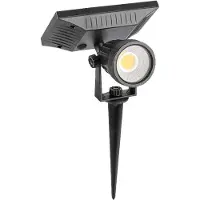 V-TAC Lampes solaires à pointes - IP65 Waterproof - Black - 2W - 40 Lumens - 4000K