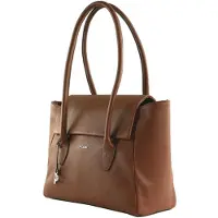 PICARD sac shopper sac à épaule Busy Lady Shopper Cognac brun