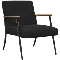 vidaXL fauteuil Noir 59 x 75 x 78 cm