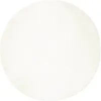 vidaXL Tapis antidérapant en fourrure synthétique Olite Crème Ø 120 cm Polyester