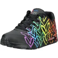 SKECHERS Baskets basses bleu roi / jaune / violet / noir