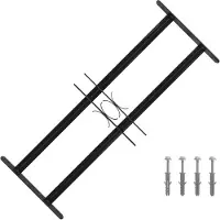 vidaXL Grille de sécurité pour fenêtre , 76 x 30 cm, en acier galvanisé