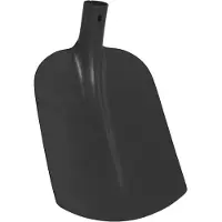 vidaXL Tête de pelle Noir 34,5 x 24 cm Acier enduit de poudre